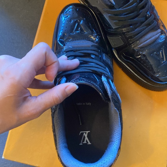 Louis Vuitton LV Trainer Transparent Low-Top Sneakers Black - Picture 4 of 7